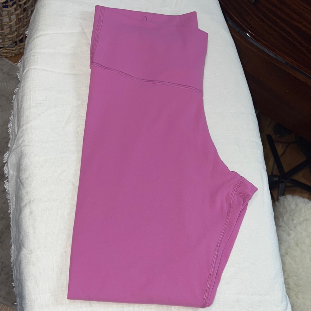 Never worn - TNA Pink High-Waist Leggings - Size L